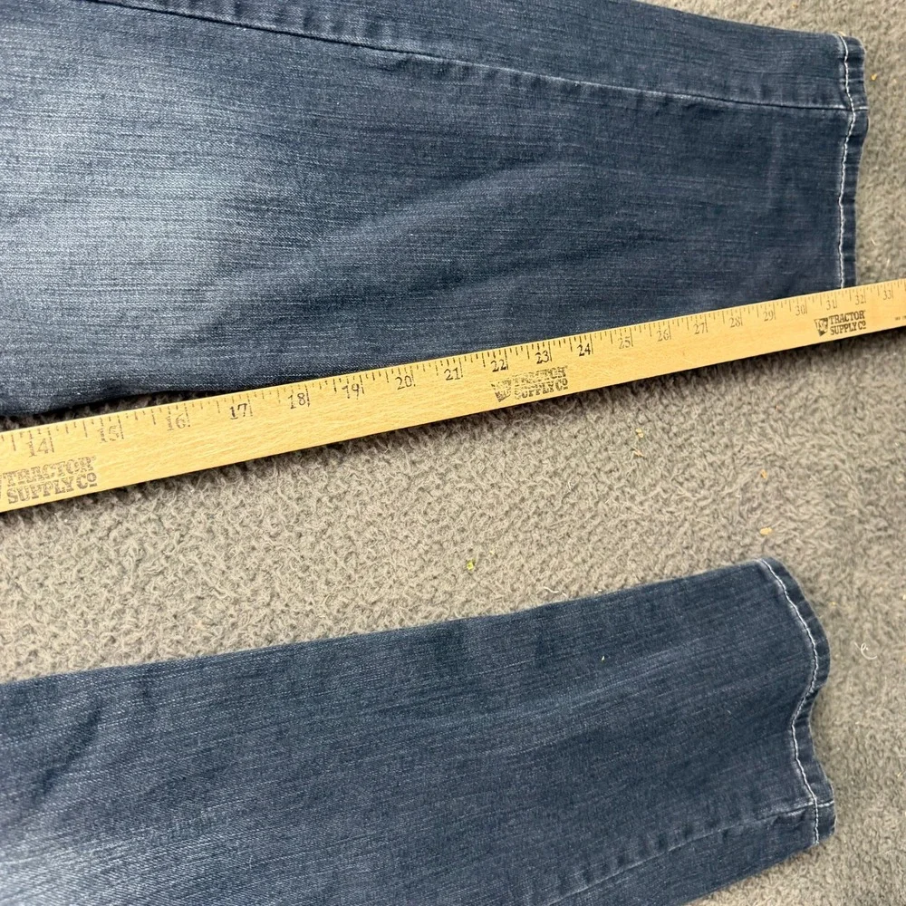 Levis 505 Regular Fit Jeans Mens 30x32 Dark Wash Blue Denim Stretch 00505-1563